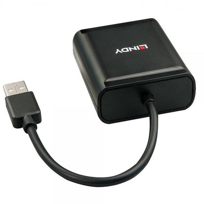 Lindy 42679 hub di interfaccia USB 2.0 Nero [LINDY42679]