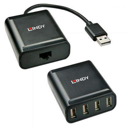 Lindy 42679 hub di interfaccia USB 2.0 Nero [LINDY42679]