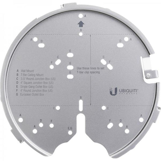 Ubiquiti-U-PRO-MP-Versatile mounting system - Compatible with U7 Pro, U6 Enterprise, U6 Pro, U6 Long-Range, AC Pro, AC HD, AC SHD, AC XG U-PRO-MP [U-PRO-MP]