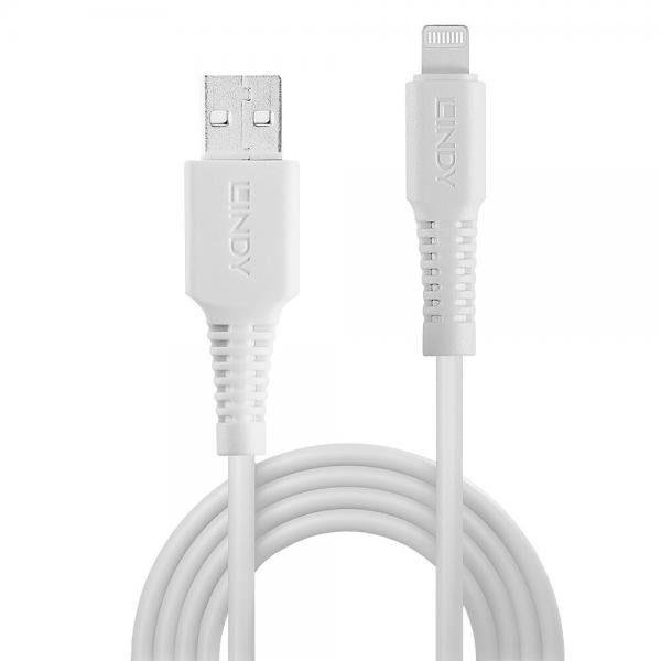 LINDY CAVO USB A LIGHTNING BIANCO, 1M [31326]