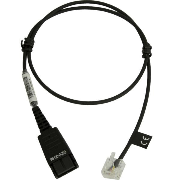 Jabra GN Quick Disconnect (QD) to Modular (RJ) 0.5m 8800-00-94 [8800-00-94]