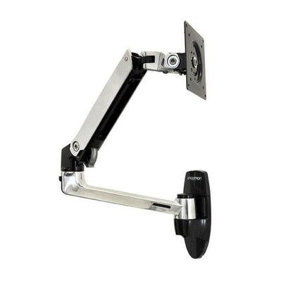 Ergotron LX WALL MOUNT - POLISHED ALUMINIUM - MAX 24 INCH - MAX WEIGHT 9.1KG [45-243-026]