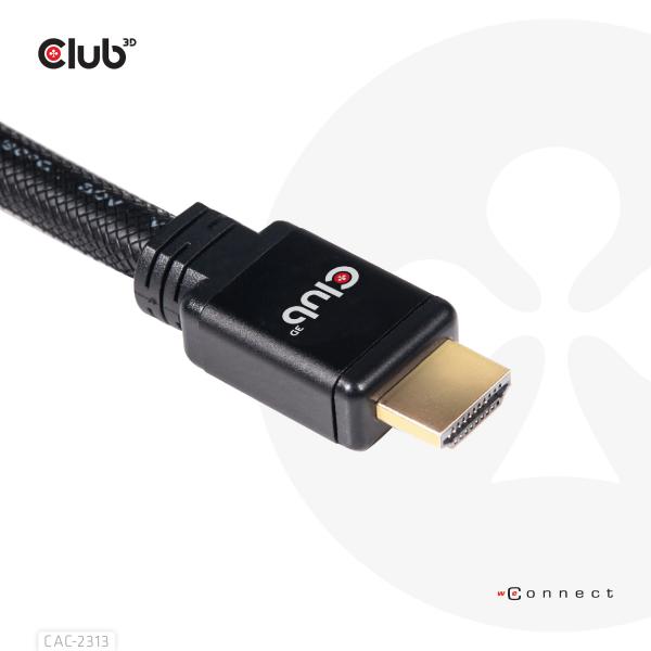 CLUB3D HDMI 2.0 MALE TO HDMI 2.0 MALE HIGH SPEED 4K60HZ UHD - REDMERE 10M/32.8FT [CAC-2313]