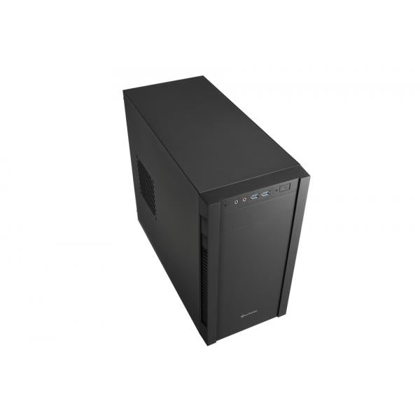 SHARKOON CASE S1000 MINI TOWER MICRO-ATX/MINI ITX, 4 SLOT, 2XUSB 3,0, 1X120 FRON 1X120 REAR, COLORE NERO [S1000]