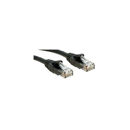 Lindy Cat.6 UTP 0.3m network cable Black 0.3m Cat6 U/UTP (UTP) [LINDY45430]