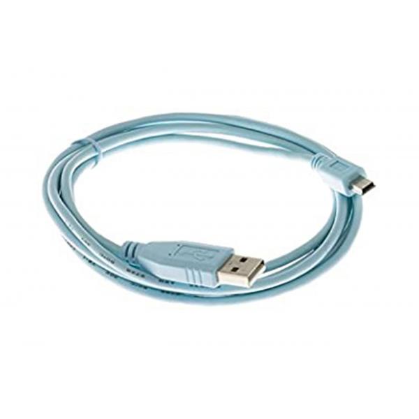 Cisco Systems Console Cable 6 ft with USB Type A and mini-B [CAB-CONSOLE-USB=]