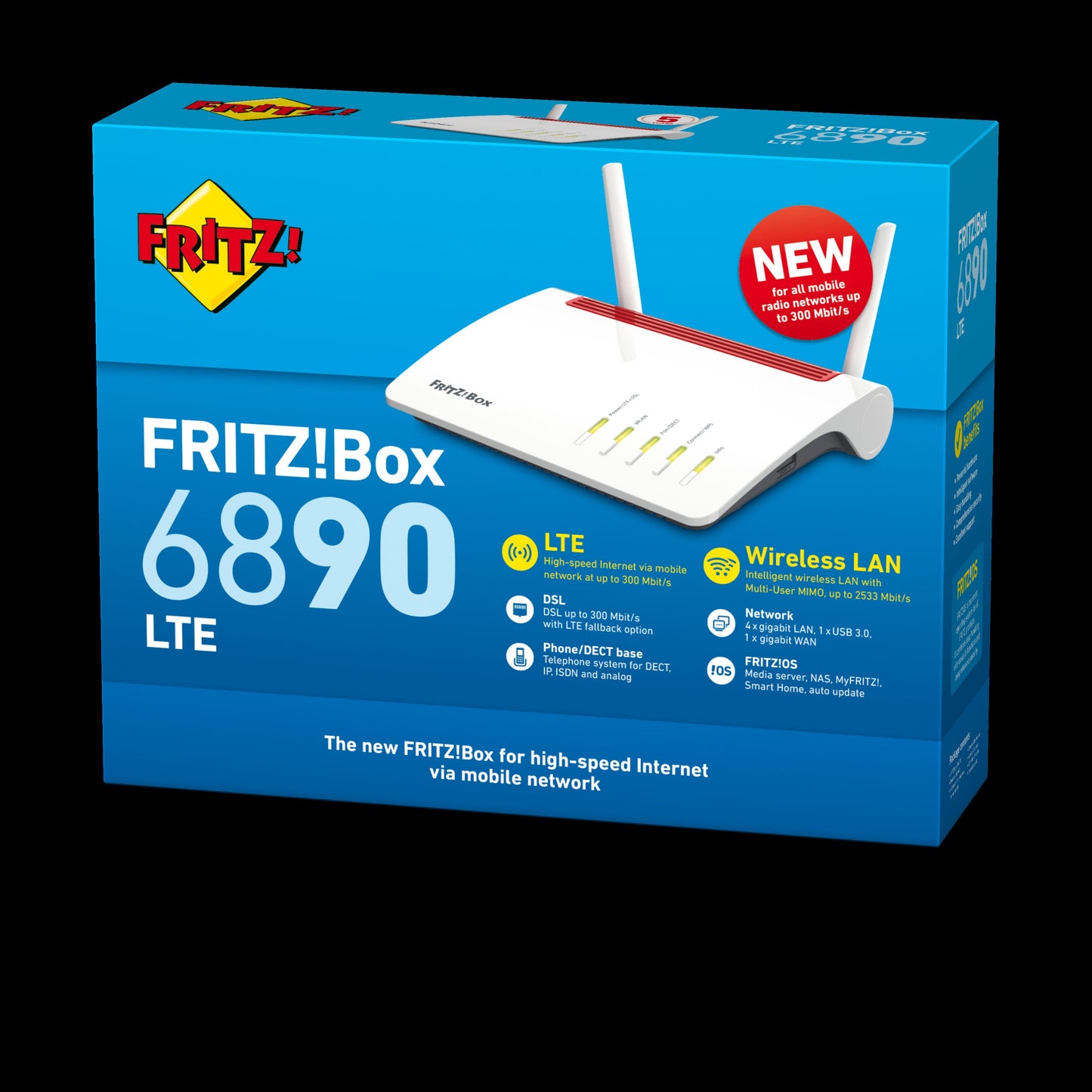 AVM FRITZ! FRITZ!BOX 6890 AC+N 2533 ADSL/VDSL/LTE 4G INTERNATIONAL ROUTER [20002818]