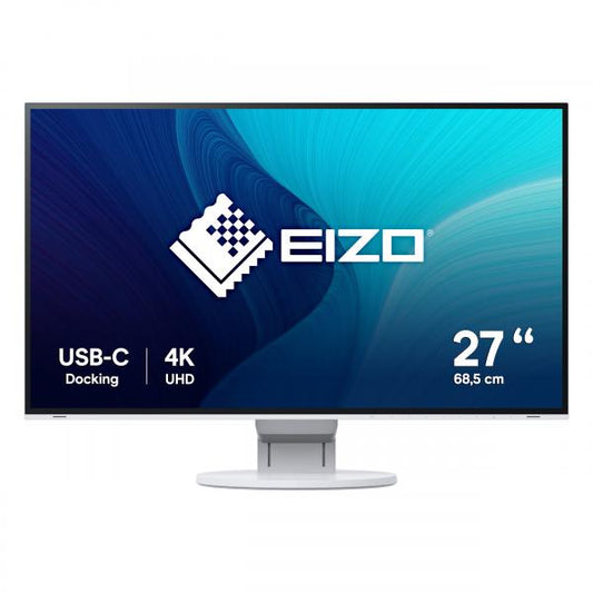 EIZO MONITOR 27 LED IPS 16:9 4K UHD 14MS 350 CDM, DP/HDMI, PIVOT, USB-C, MULTIMEDIALE, FLEXSCAN EV27 [EV2785-WT]