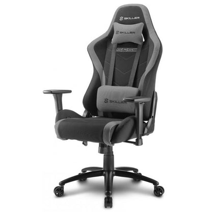 Sharkoon SKILLER SGS2 Silla gaming para PC Asiento acolchado Negro, Gris [SKILLERSGS2BLACK]