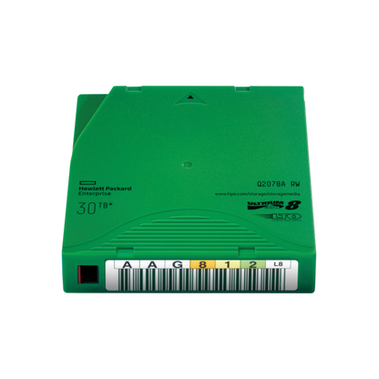 HPE LTO-8 Ultrium 30TB RW Data Cartridge Nastro dati vuoto 12 TB 1,27 cm [Q2078A]