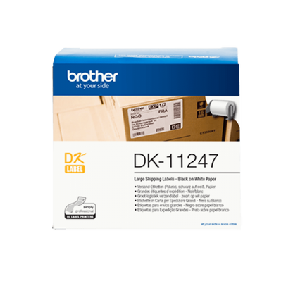 Brother DK-11247 nastro per etichettatrice Nero su bianco [DK11247]