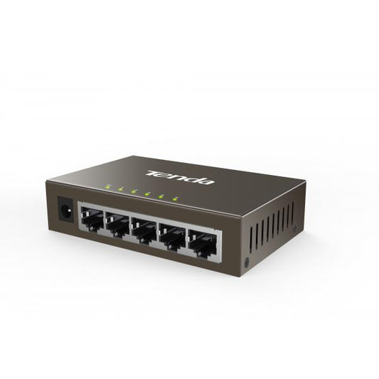 Tenda TEG1005D switch de red No administrado Gigabit Ethernet (10/100/1000) Gris [TEG1005D] 