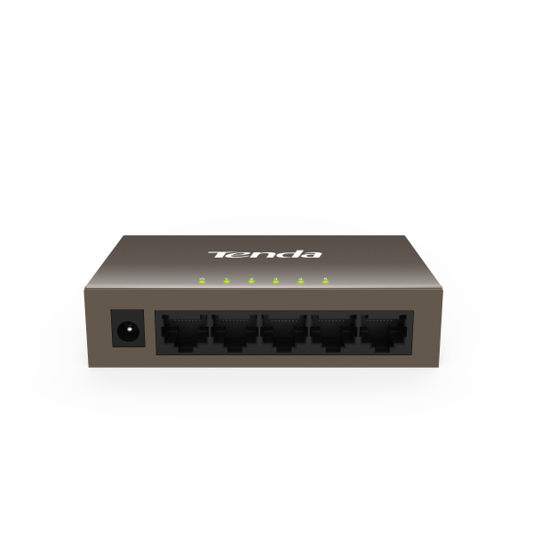 TENDA SWITCH 5 PORTE LAN 10/100, IEEE 802.3/U/X, SWITCHING 1.0GBPS, MAC ADDRESS TABLE 1K [TEF1005D]