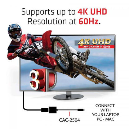 CLUB3D ADATTATORE USB TYPE C 3.1 GEN 1 TO HDMI 2.0 4K60HZ HDR ACTIVE [CAC-2504]