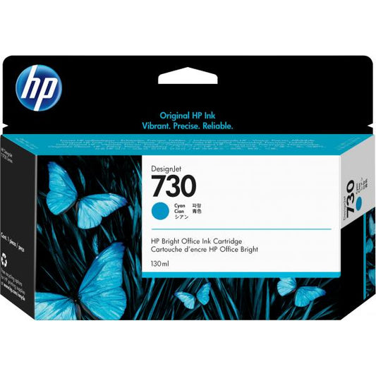 HP Cartuccia di inchiostro ciano DesignJet 730 da 130 ml [P2V62A]