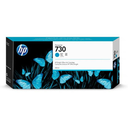 HP Cartuccia di inchiostro ciano DesignJet 730 da 300 ml [P2V68A]