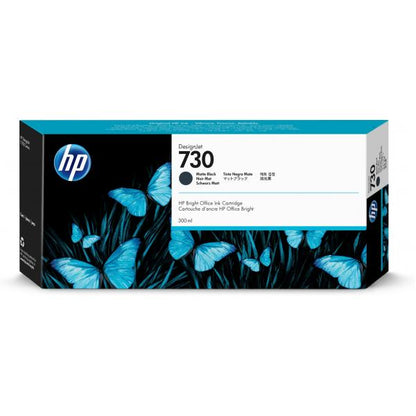 Cartucho de tinta negro mate HP DesignJet 730 de 300 ml [P2V71A]