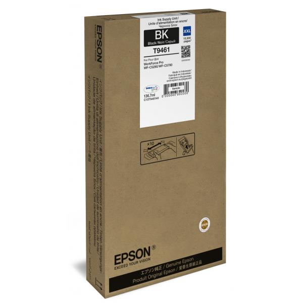 Cartucho de Tinta Epson WF-C5x90 Serie XXL Negro [C13T946140] 