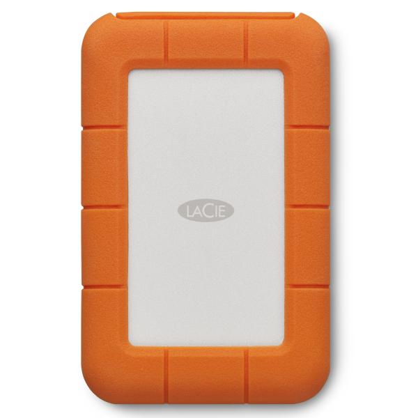 LaCie Rugged Secure disco rigido esterno 2000 GB Arancione, Bianco [STFR2000403]