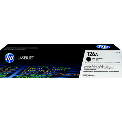 TONER HP NEGRO 126A 1200 PAGINAS PARA CLJ CP1025 [CE310A]