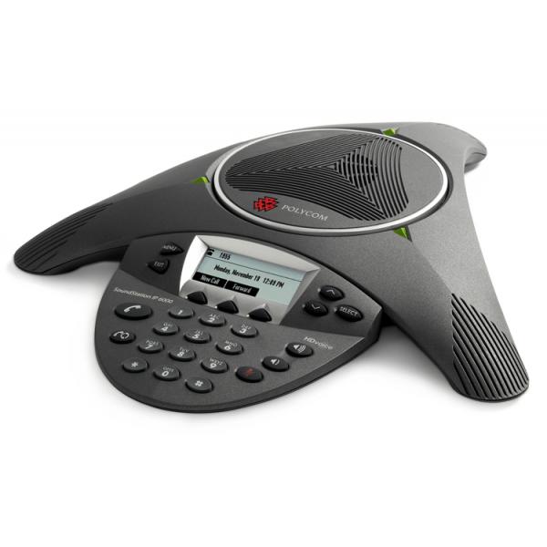 Poly SoundStation IP6000 (SIP) conference phone. 802.3af Power over Ethernet. Expandable. NON include alimentatore 2200-15600-001 [2200-15600-001]