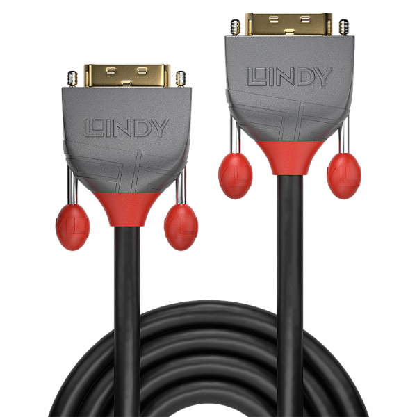 Lindy 36222 cavo DVI 2 m DVI-D Nero [LINDY36222]