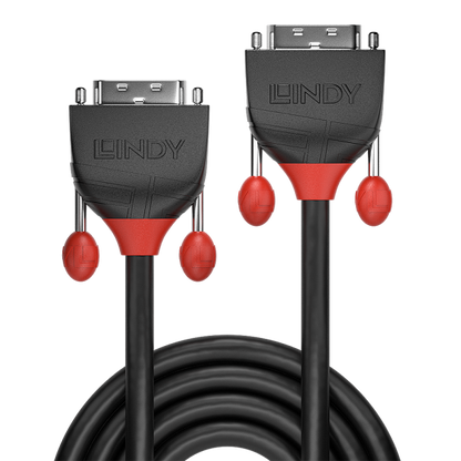 Lindy 36252 cable DVI 2 m DVI-D Negro [LINDY36252]