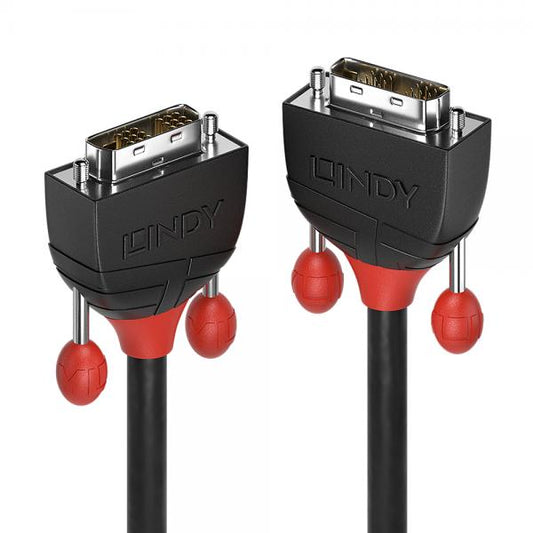 LINDY CAVO DVI-D SINGLE LINK BLACK LINE, 2M [36256]