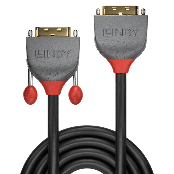 Lindy 36230 cavo DVI 0,5 m DVI-D DVI-I Nero [LINDY36230]