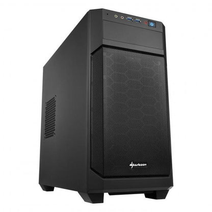 SHARKOON CASE MINI-ITX, MICRO-ATX, 2XUSB3.0, AUDIO IN-OUT, 1X120MM FAN FRONT, 1X120MM FAN REAR [V1000]