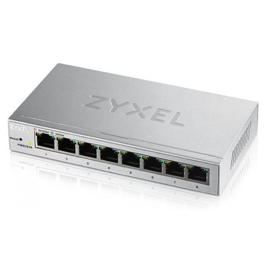 Zyxel GS1200-8 Gestito Gigabit Ethernet (10/100/1000) Argento [GS1200-8-EU0101F]