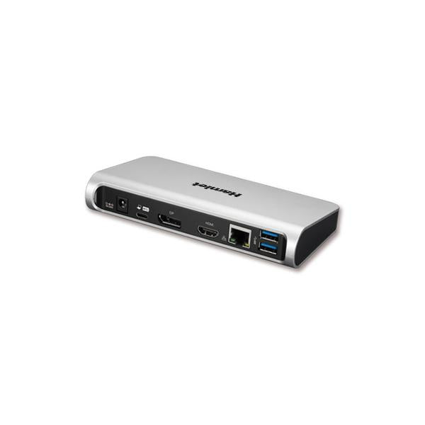 Hamlet Docking Station collega due display HDMI e DP con 4 porte usb 3.0, LAN e audio [HDOCKS500C]