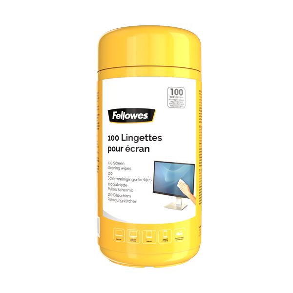 Fellowes Screen Cleaning Wipes - 100 pcs [9970311]