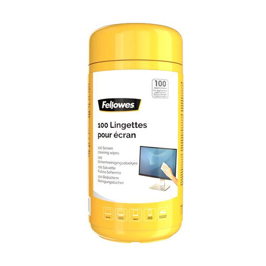 Fellowes Screen Cleaning Wipes - 100 pcs [9970311]