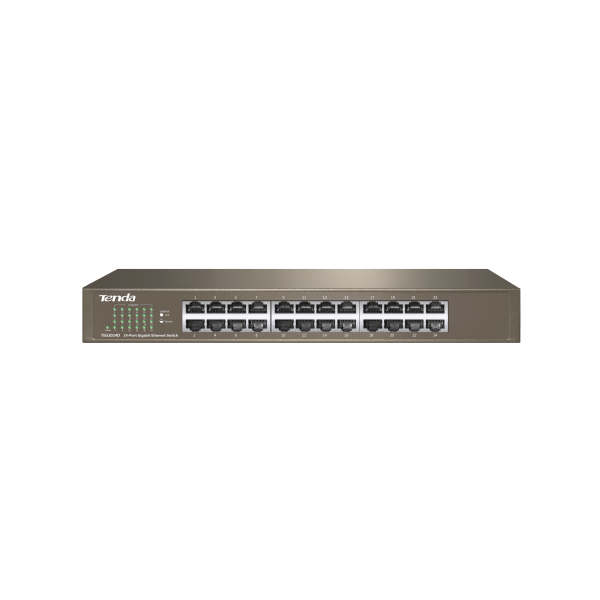 Tenda 24-port Gigabit Ethernet Switch Non gestito Blu [TEG1024D]