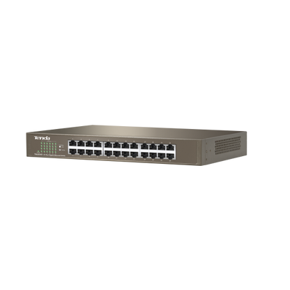 TENDA SWITCH 24 PORTE GIGABIT DESKTOP RACK MOUNTABLE UNMANAGED [TEG1024D]