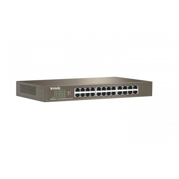 TENDA SWITCH 24 PORTE GIGABIT DESKTOP RACK MOUNTABLE UNMANAGED [TEG1024D]