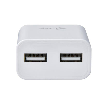 i-tec CHARGER2A4W Caricabatterie per dispositivi mobili Bianco Interno [CHARGER2A4W]