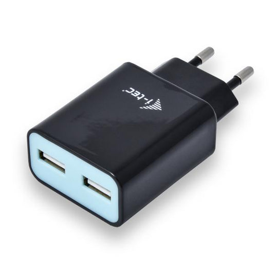 i-tec CHARGER2A4B Caricabatterie per dispositivi mobili Nero Interno [CHARGER2A4B]