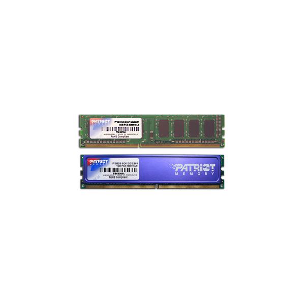 PATRIOT RAM DIMM 4GB DDR3 1333MHZ [PSD34G13332]