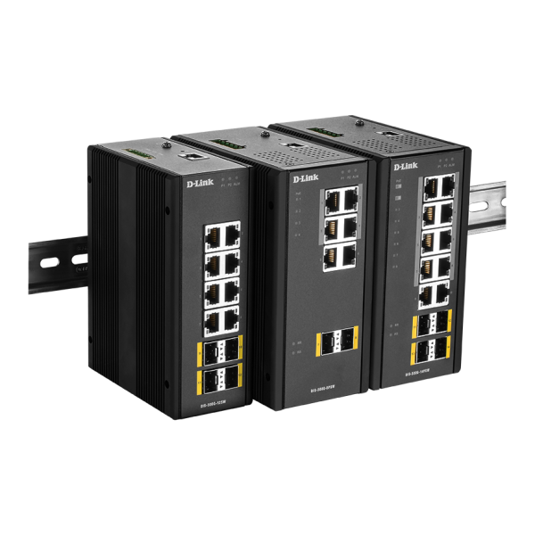 SWITCH INDUSTRIAL D-LINK 14 PUERTOS L2 GESTIONADO 10XGIGABIT BASE-T POE, 4X SFP [DIS-300G-14PSW] 