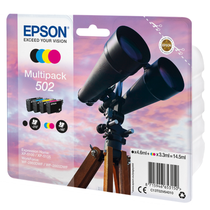 Epson Multipack 4-colours 502 Ink [C13T02V64010]