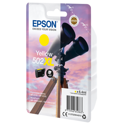 Epson Singlepack Yellow 502XL Ink [C13T02W44010]