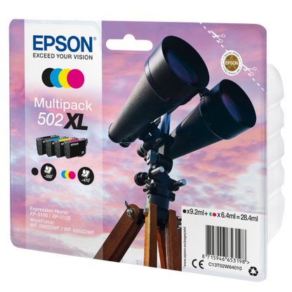 Tinta Epson Multipack 4 Colores 502XL [C13T02W64010]