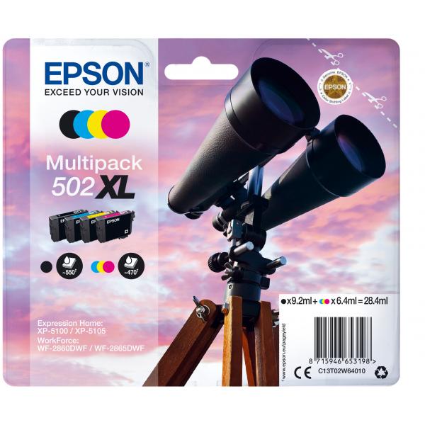 Tinta Epson Multipack 4 Colores 502XL [C13T02W64010]