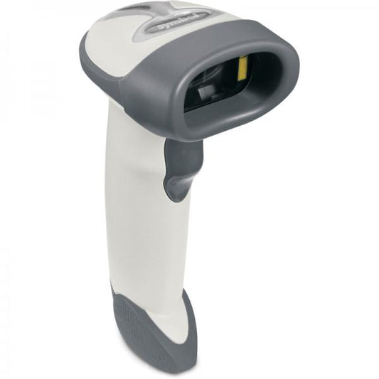 Zebra LS2208 Handheld Barcode Scanner - Cable Connectivity - White - 100 scan/s - Laser - Linear - Bi-directional [LS2208-SR20001R-UR]