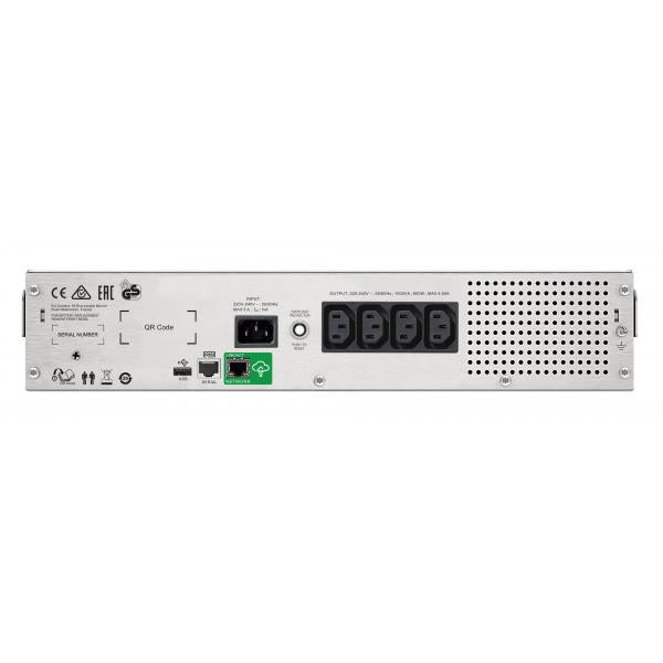 APC SMART-UPS C 1000VA LCD RM 2U WITH SMARTCONNECT [SMC1000I-2UC] 
