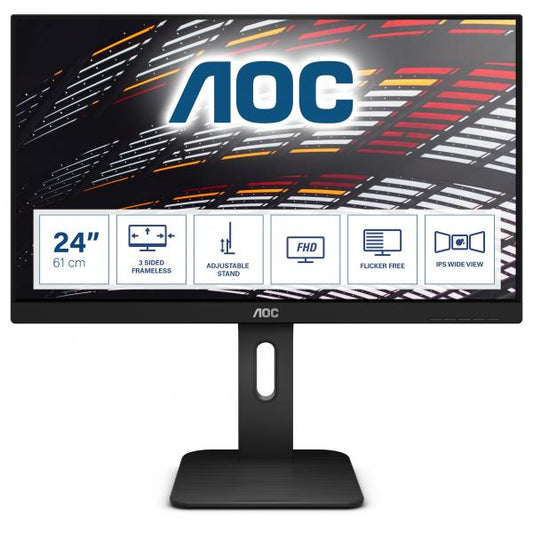 AOC P1 X24P1 PC Monitor 61 cm (24") 1920 x 1200 Pixels WUXGA LED Black [X24P1.]