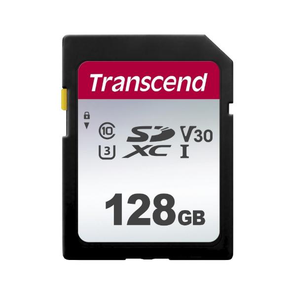 TRANSCEND MEMORY CARD 128GB SD Card UHS-I U1 [TS128GSDC300S]