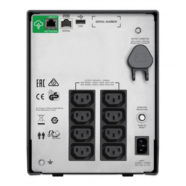 APC SMART-UPS C 1500VA LCD 230V WITH SMARTCONNECT [SMC1500IC]